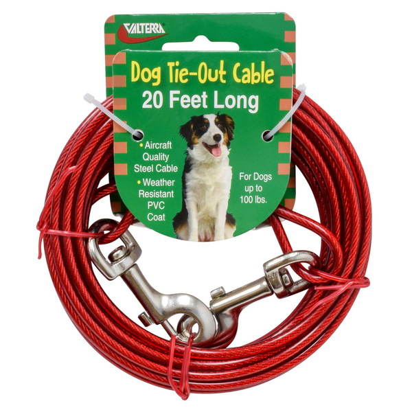 Valterra Valterra A10-2011VP Dog Tie-Out Cable - 20′ A10-2011VP